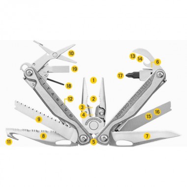 Мультитул LEATHERMAN Charge Plus TTi, 19 инстр, 10см, чехол нейлон