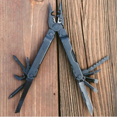 Мультитул LEATHERMAN Super Tool 300 EOD Black, 19 инстр, 11,5см, чехол Molle Brown