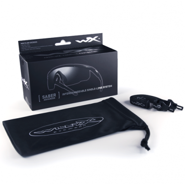 Очки защитные Wiley X Saber Advanced (Frame: Matte Black, Lens: Clear+Grey)