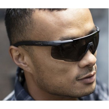 Очки защитные Wiley X Saber Advanced (Frame: Matte Black, Lens: Grey+Rust)