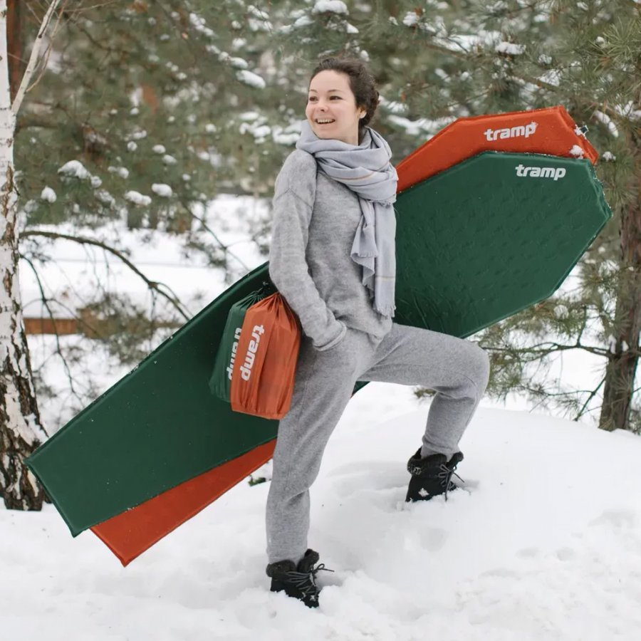 Tramp ковер самонадувающийся ULTRALIGHT PVC 3 cm (183*51*3 см.)