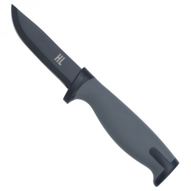 Нож HL Tactical Gray, клинок черный 9см
