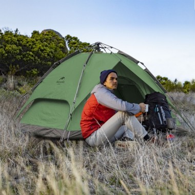 Палатка NATUREHIKE Automatic, 3-4 местная, зеленая